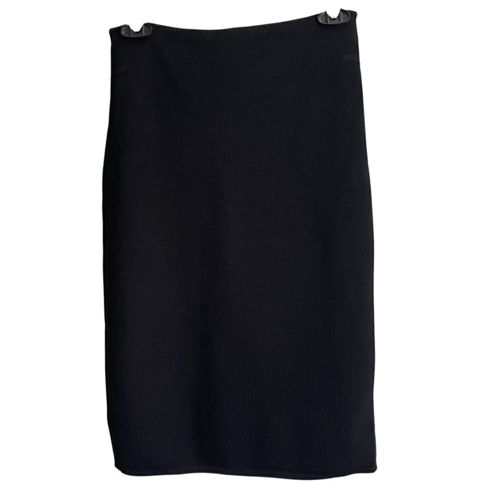Rag & Bone Pencil Skirt Small Black Whimsigoth Western Lace Up Minimalist Boho